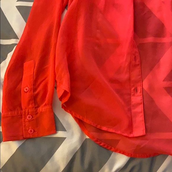 Sheer Button Down - Picture 3 of 3